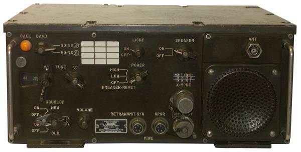 AN/VRC-12 Frontplatte