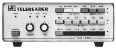 Telereader CWR-670