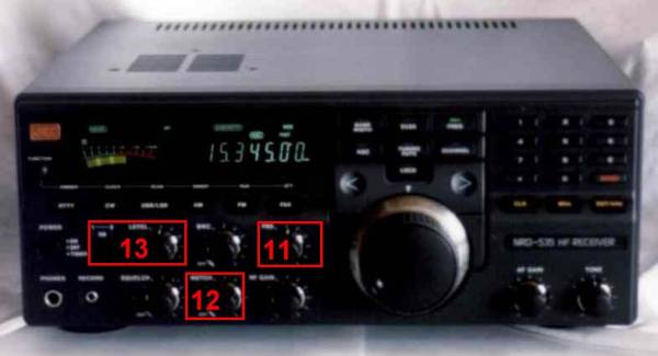 JRC NRD-535: Signalbearbeitung